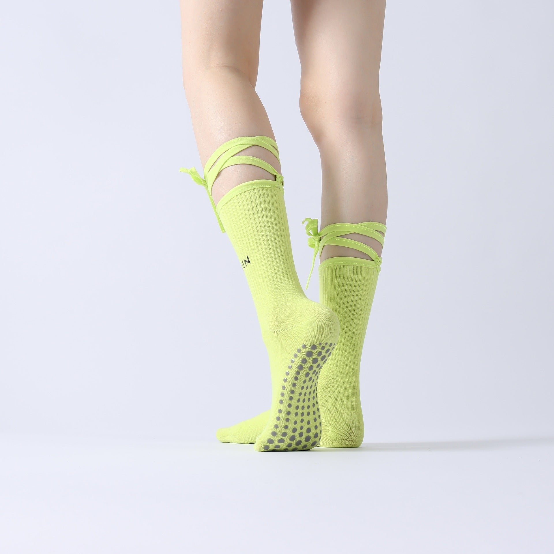 Lace-up Yoga Socks Leg Slimming Sports - Bellarte Enchanté Lace-up Yoga Socks Leg Slimming Sports